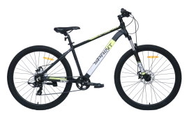 Велосипед TechTeam Sprint 27.5" x19" желтый + Комплект защиты Safe Fit