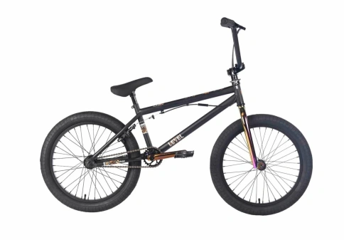 Велосипед трюковой Tech Team BMX Level 2025 20" бензин / oilslick фото 1
