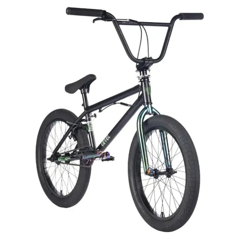 Велосипед трюковой Tech Team BMX Level 2025 20"  зеленый  фото 2