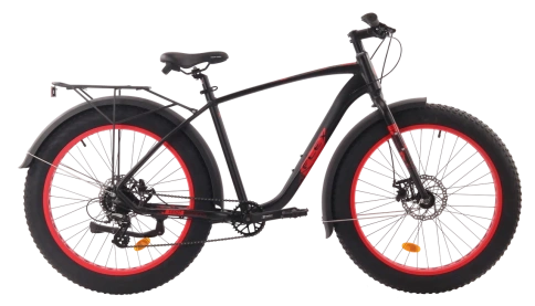 Велосипед фэтбайк Tech Team Flex 26x20 красный фото 1