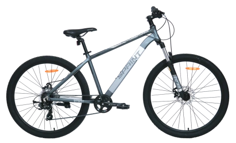 Велосипед TechTeam Sprint 27.5" x19" серый + Комплект защиты Safe Fit фото 1