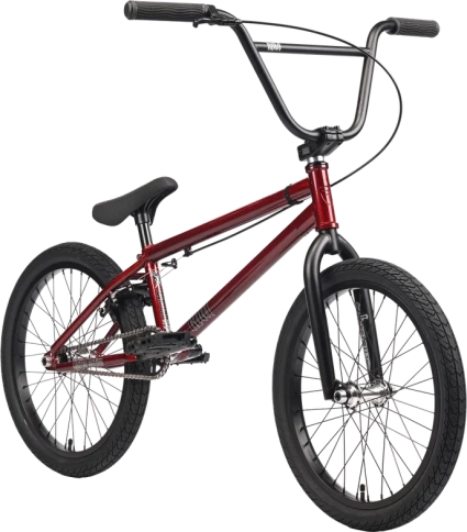 Велосипед Tech Team BMX ROUT park 20х20,8 багряный 2025 фото 2