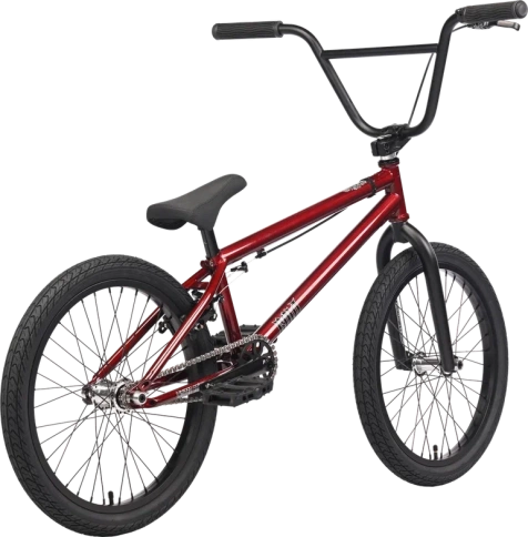 Велосипед Tech Team BMX ROUT park 20х20,8 багряный 2025 фото 3